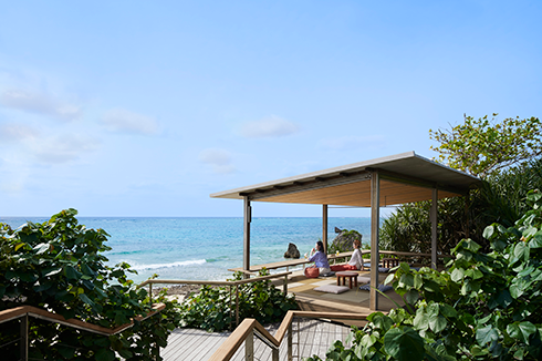 「バンタカフェ by 星野リゾート」からの眺め