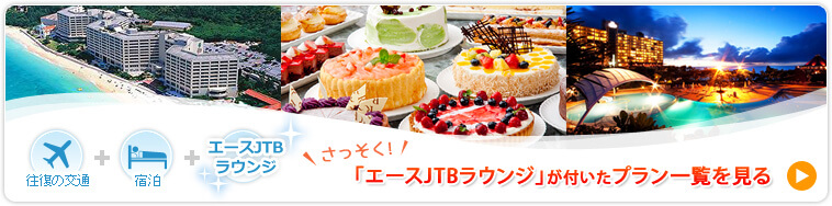 「エースJTBラウンジ」が付いたプラン一覧を見る