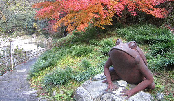 雄淵雌淵公園の紅葉